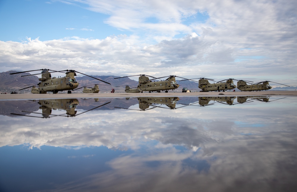 U.S. Army CH-47F Chinook mirage