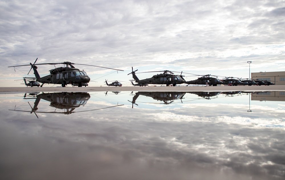 U.S. Army UH-60M Black Hawk mirage