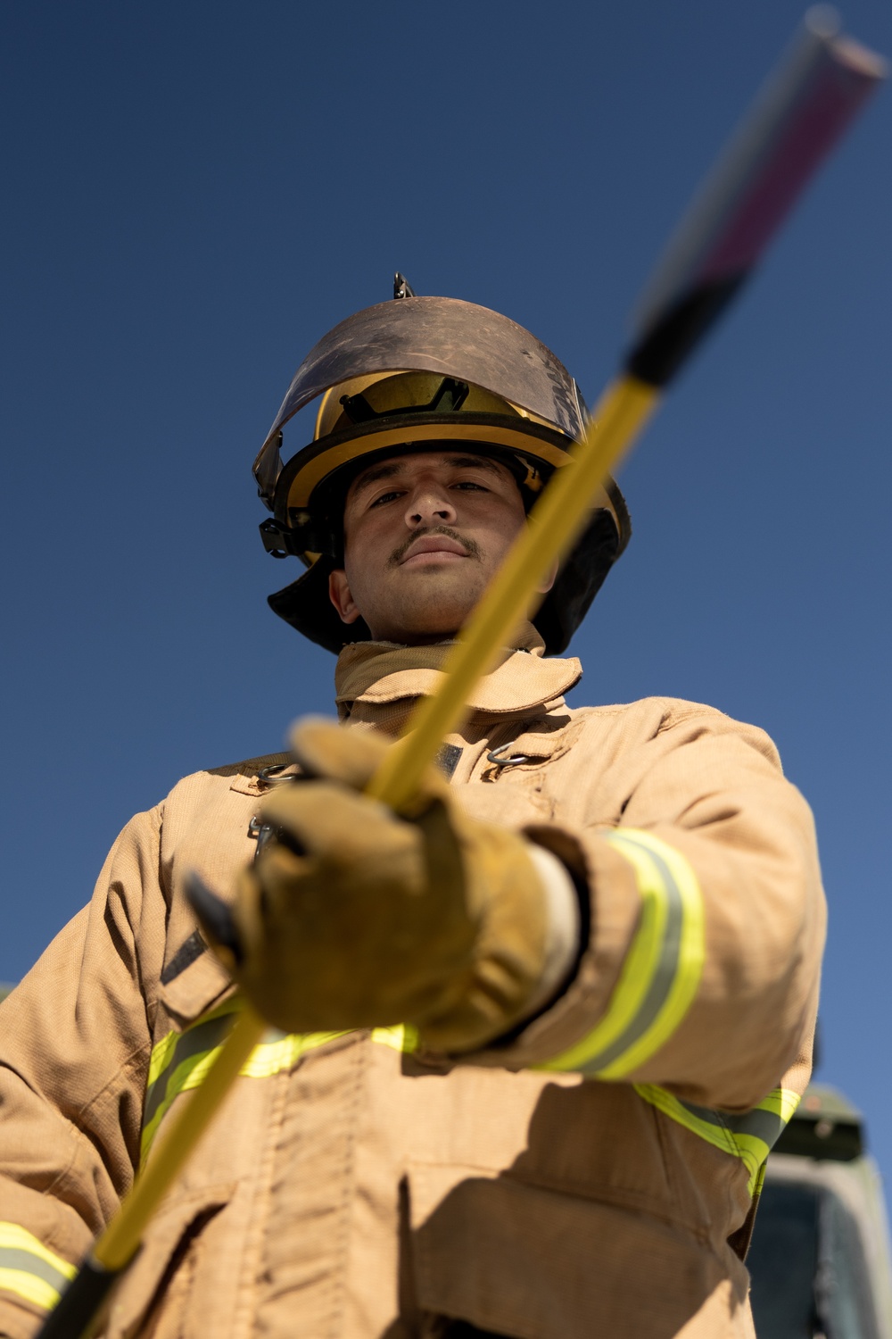 Aircraft Rescue and Firefighting Marines conduct drills to maintain readiness