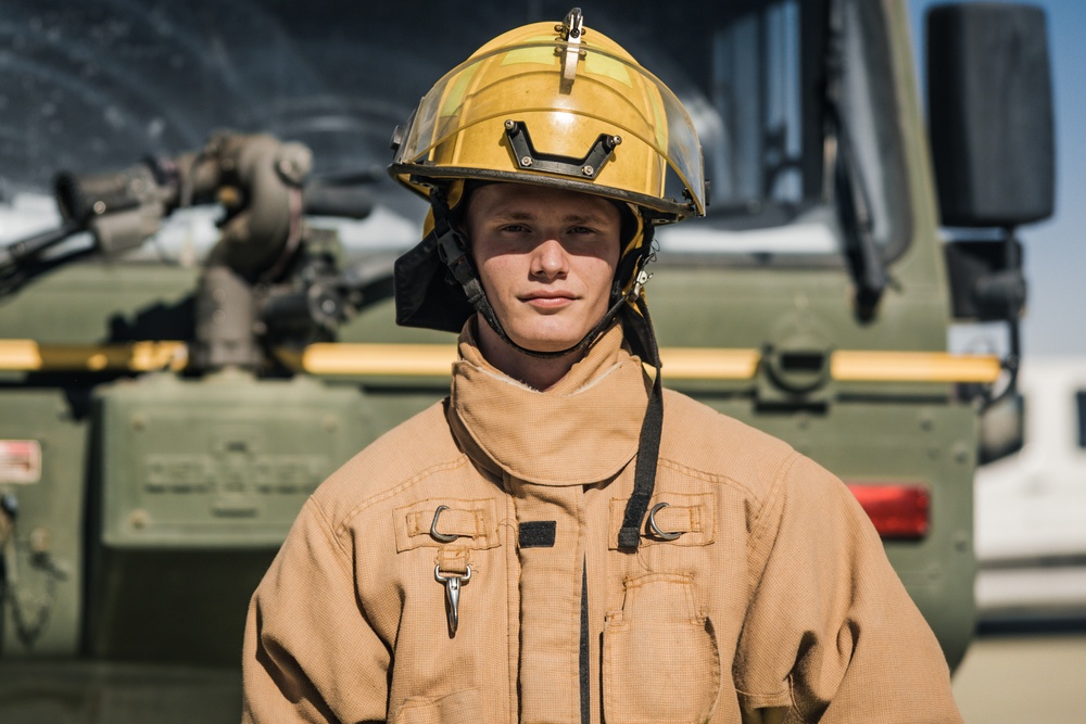 Aircraft Rescue and Firefighting Marines conduct drills to maintain readiness