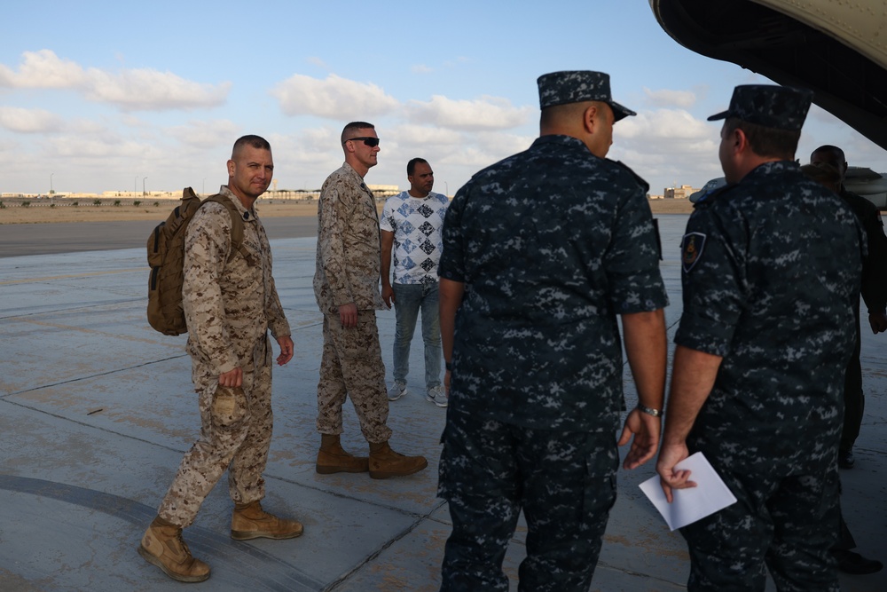 Bright Star 23: Maj. Gen. McPhillips, Brig. Gen. Reid attend Egyptian-led multinational amphibious assault demonstration