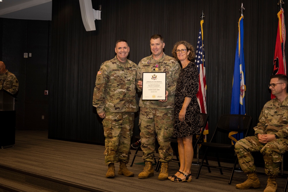 Lt. Col. David Markgraf retires after 28 years