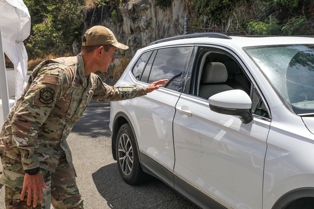 Joint Task Force-Red Hill Access Control Point personnel, ensures accountability of personnel at the Red Hill Bulk Fuel Storage Facility (RHBFSF) ACP.