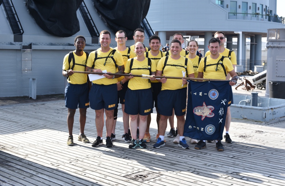 Chief Petty Officer Selectees from the Navy Expeditionary Intelligence Command (NEIC) and the Information Warfare Training Center (IWTC) participate in annual CPO Heritage Days training event