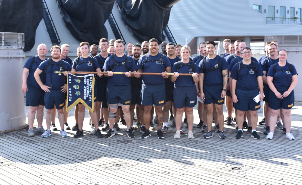 Chief Petty Officer Selectees from Norfolk Area Submarines participate in annual CPO Heritage Days training event