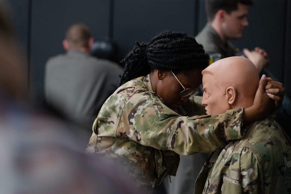 MacDill aviators learn combatives in SERE course
