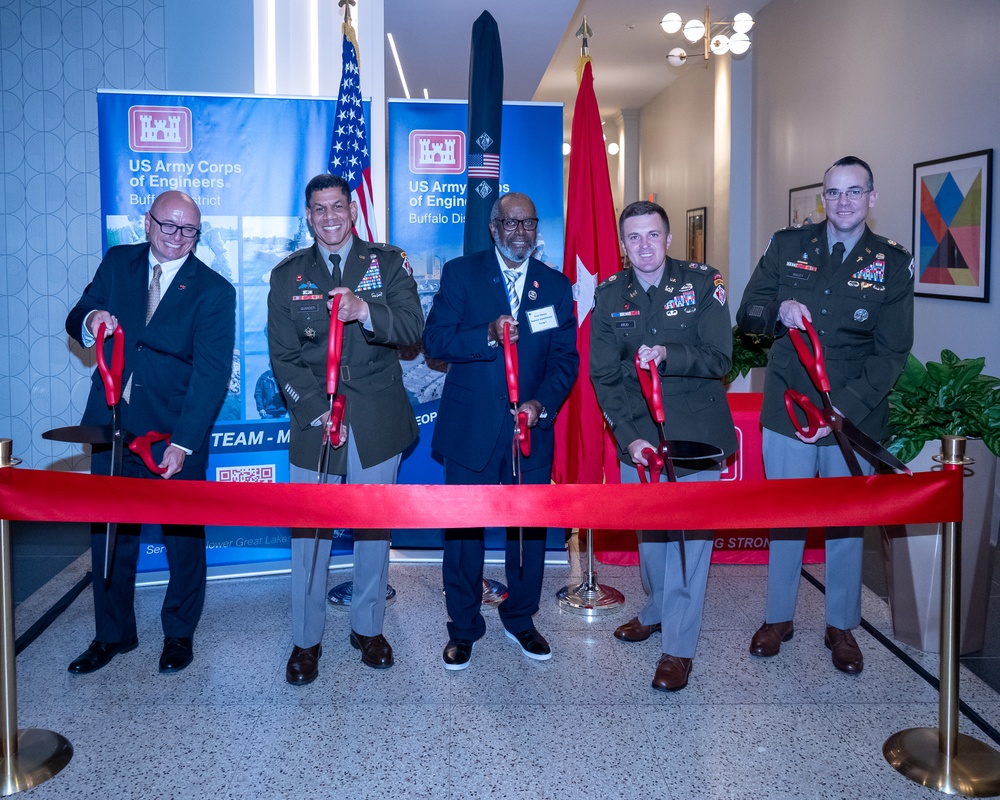 The USACE Buffalo District Ribbon Cutting Ceremony