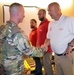 Brig. Gen. Kirk E. Gibbs meets with USACE first responders