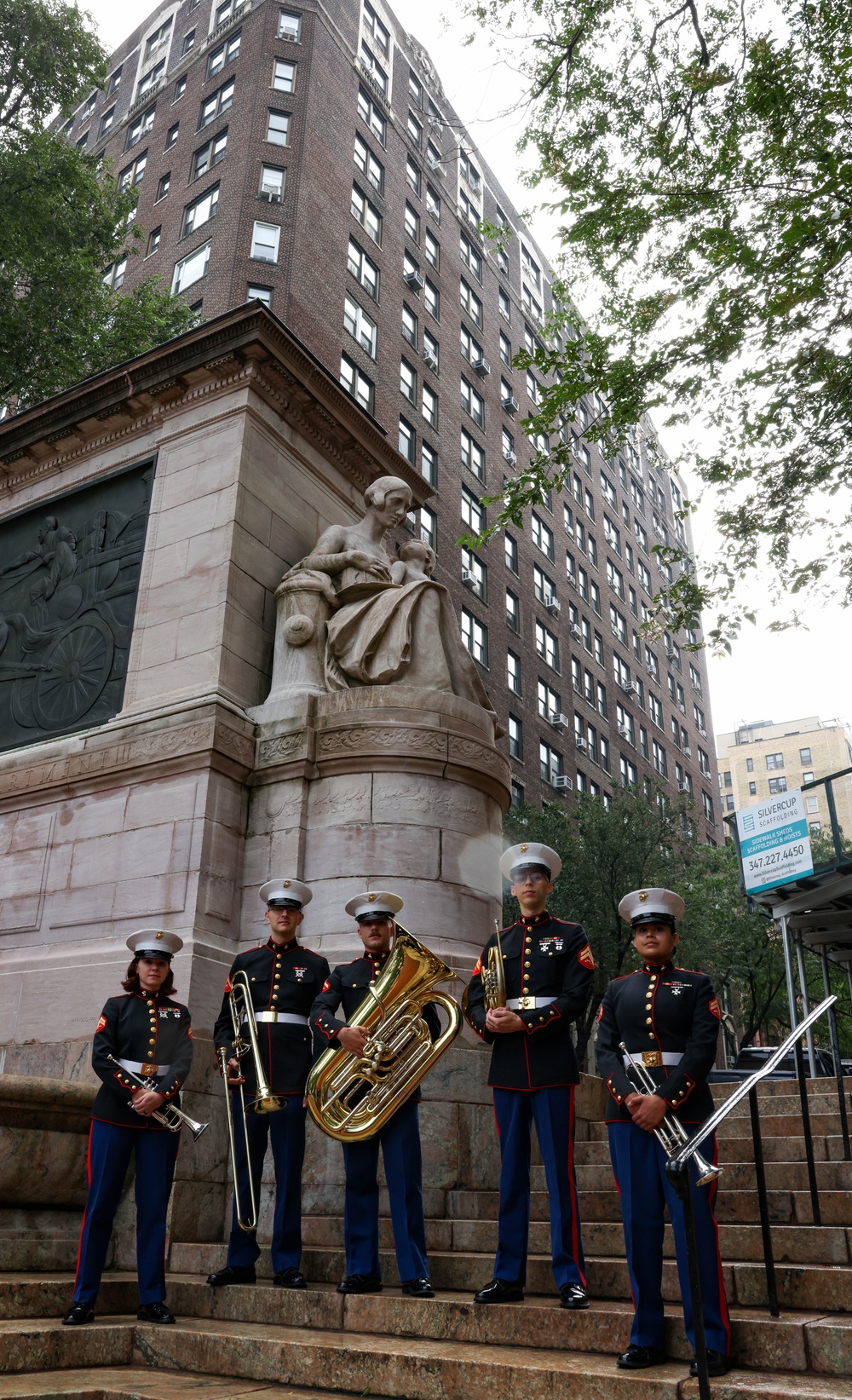 Quantico band members support 9/11 memorial ceremonies in New York City