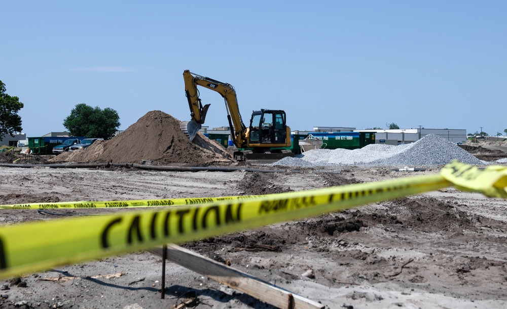 Tyndall Community Commons Construction Site