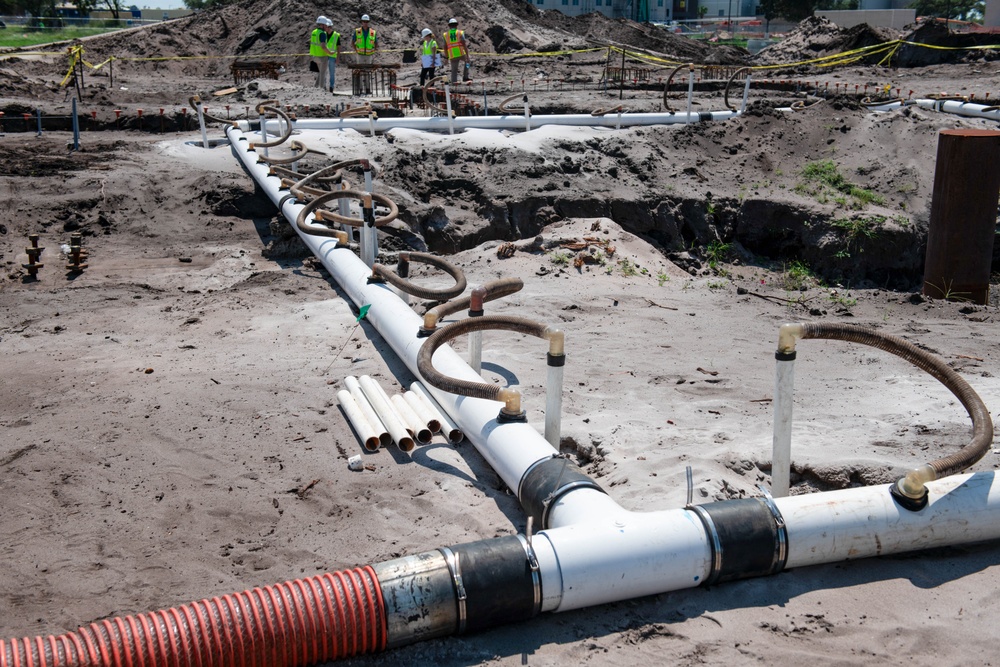 Tyndall Community Commons Construction Site