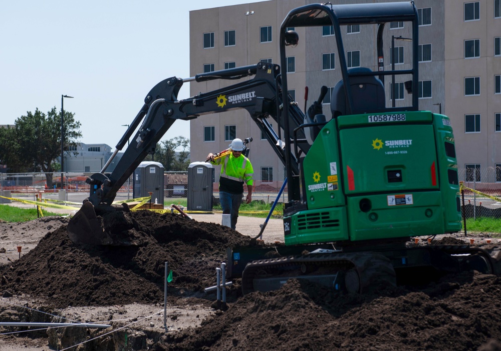 Tyndall Community Commons Construction Site