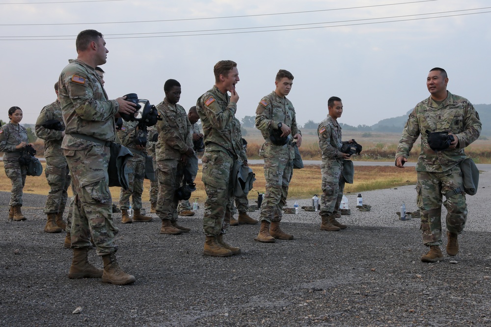 69th ADA Gas Chamber Training