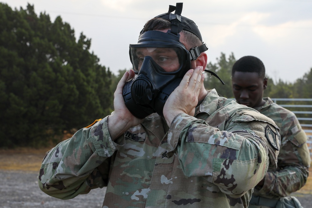 69th ADA Gas Chamber Training