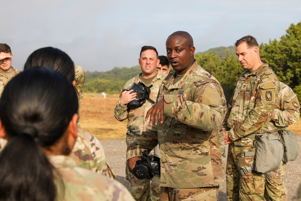 69th ADA Gas Chamber Training