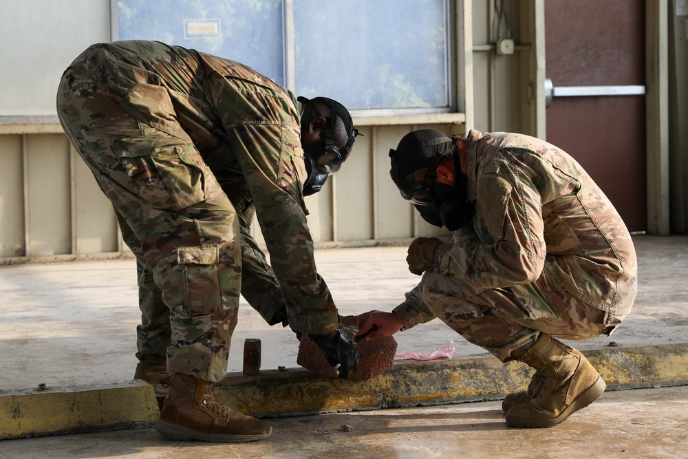 69th ADA Gas Chamber Training