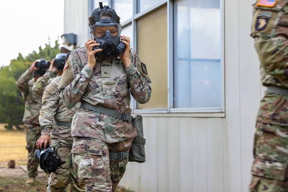 69th ADA Gas Chamber Training