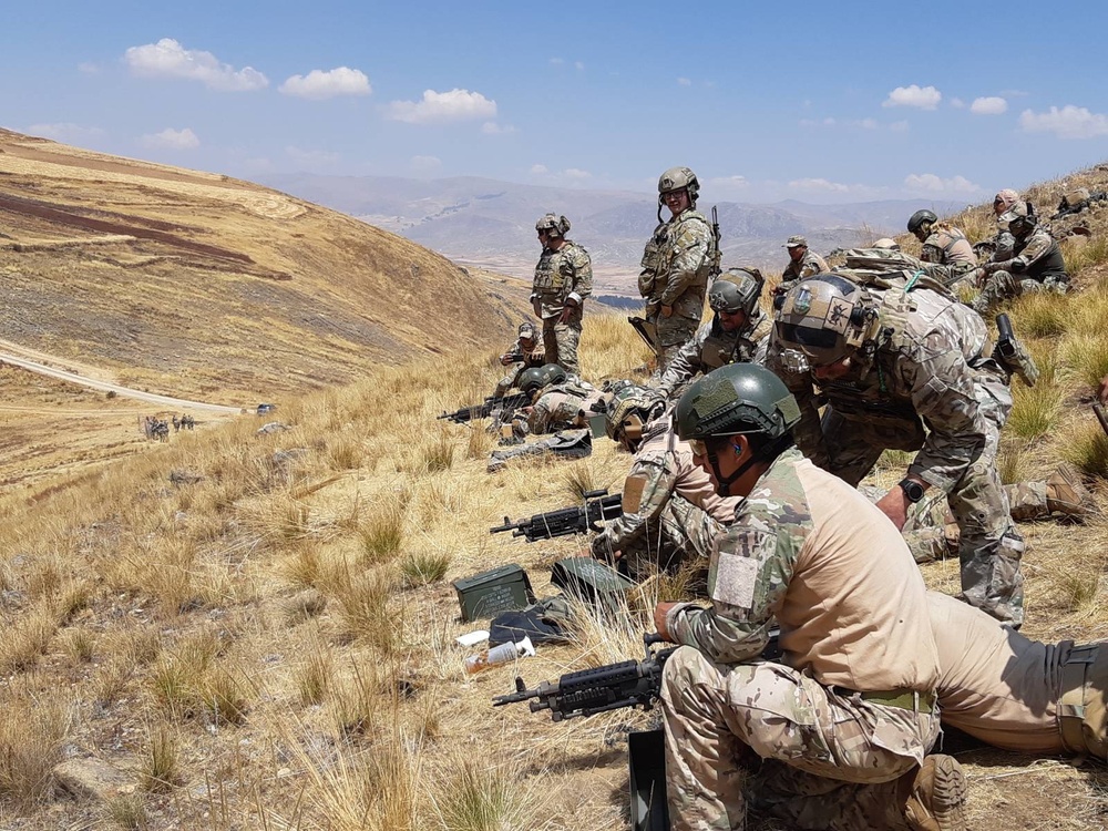 U.S. Special Operations Forces Conduct High-Altitude Weapons Training in Peru