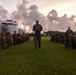 U.S. Marines conduct morning physical training for a Martial Arts Instructor course