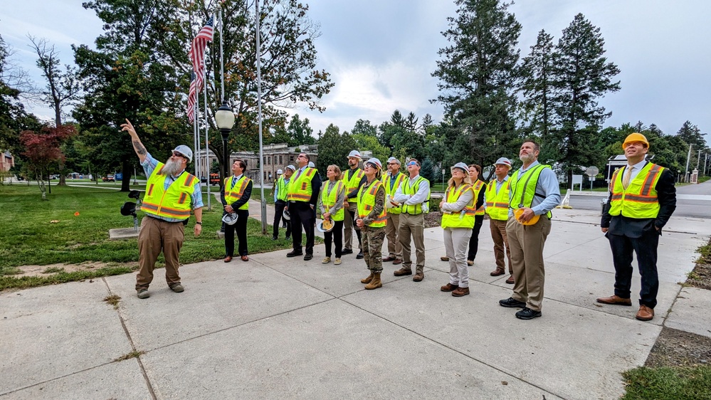 USACE and VA Office of Construction &amp; Facilities Management tour Canandaigua VA construction