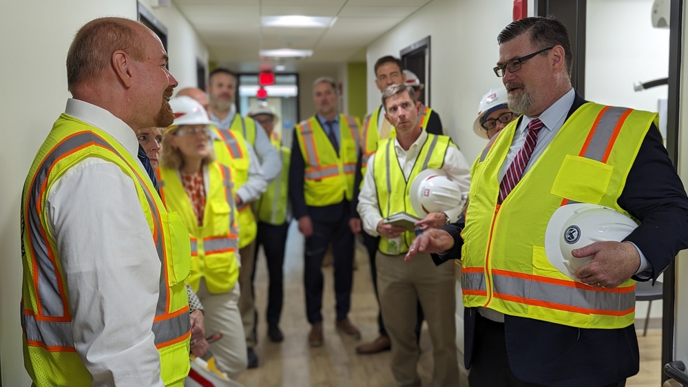 USACE and VA Office of Construction &amp; Facilities Management tour Canandaigua VA construction