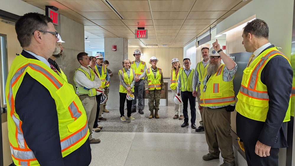 USACE and VA Office of Construction &amp; Facilities Management tour Canandaigua VA construction