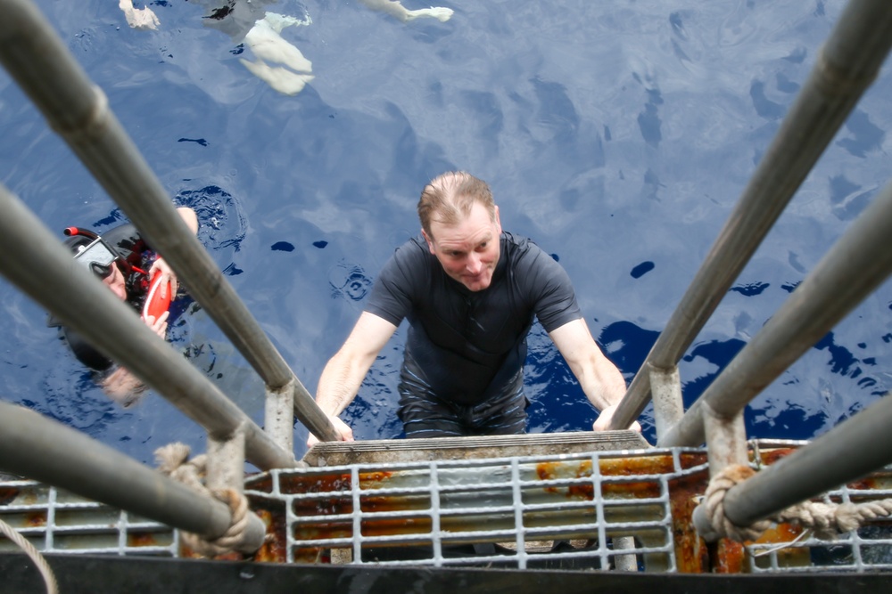 Ford Conducts Swim Call