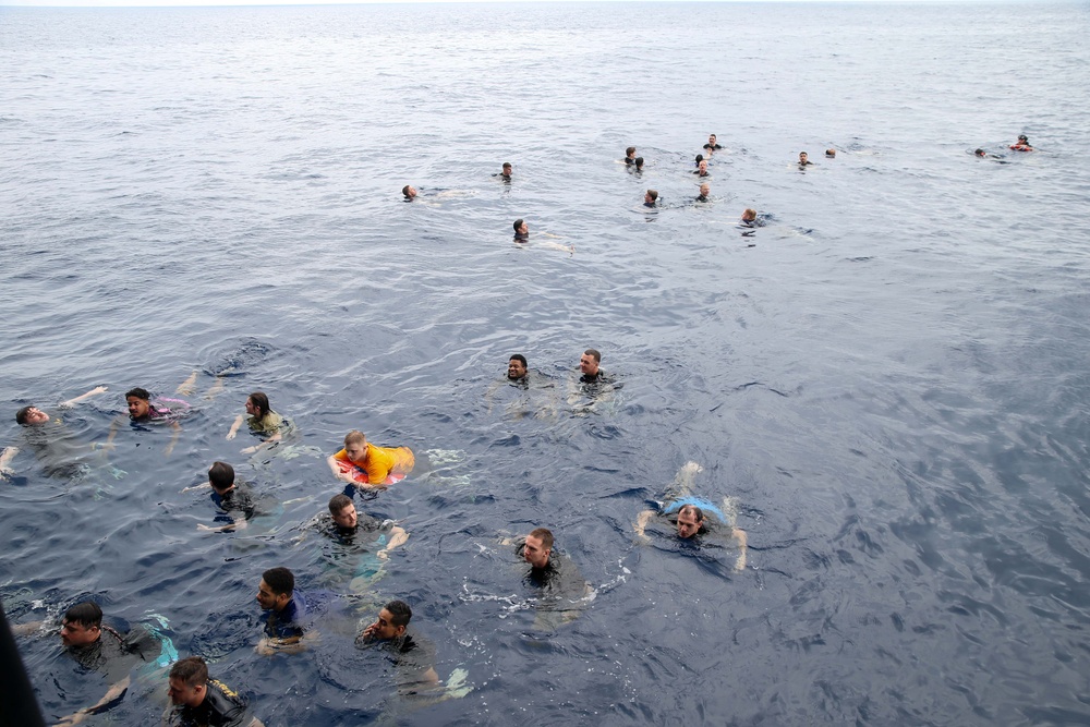 Ford Conducts Swim Call