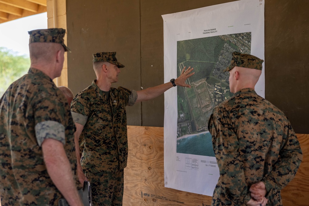 Deputy Commandant of Installations and Logistics visits Pu’uloa Range Training Facility, MCBH, 2023