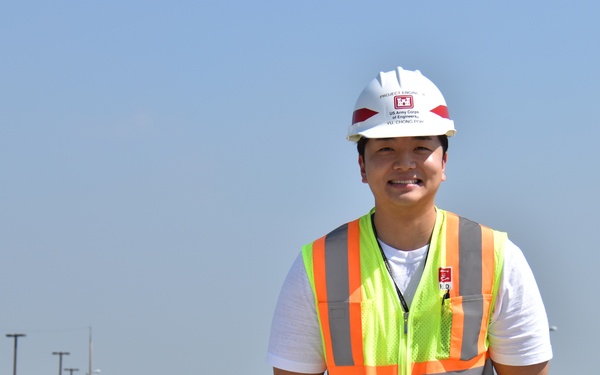 Meet Chong Pom Yu, the architectural visionary in FED's Family Housing Resident Office, serving as a dedicated Project Engineer!