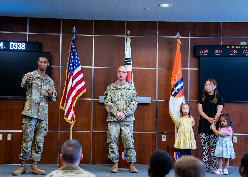 Congratulations to the newly promoted Sgt. Maj. Jacob Dockery!