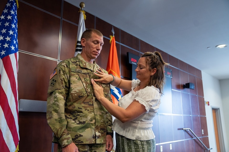 Congratulations and welcome to the team, Sgt. Maj. Adam R. Clark!