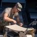 304th Expeditionary Signal Battalion Enhanced conducting maintenance.