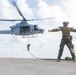 U.S. Marines Conduct Fast Rope Aboard The USS Greenbay