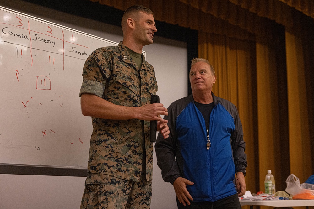 U.S. Marines with III Marine Expeditionary Force attend traffic safety education presentations