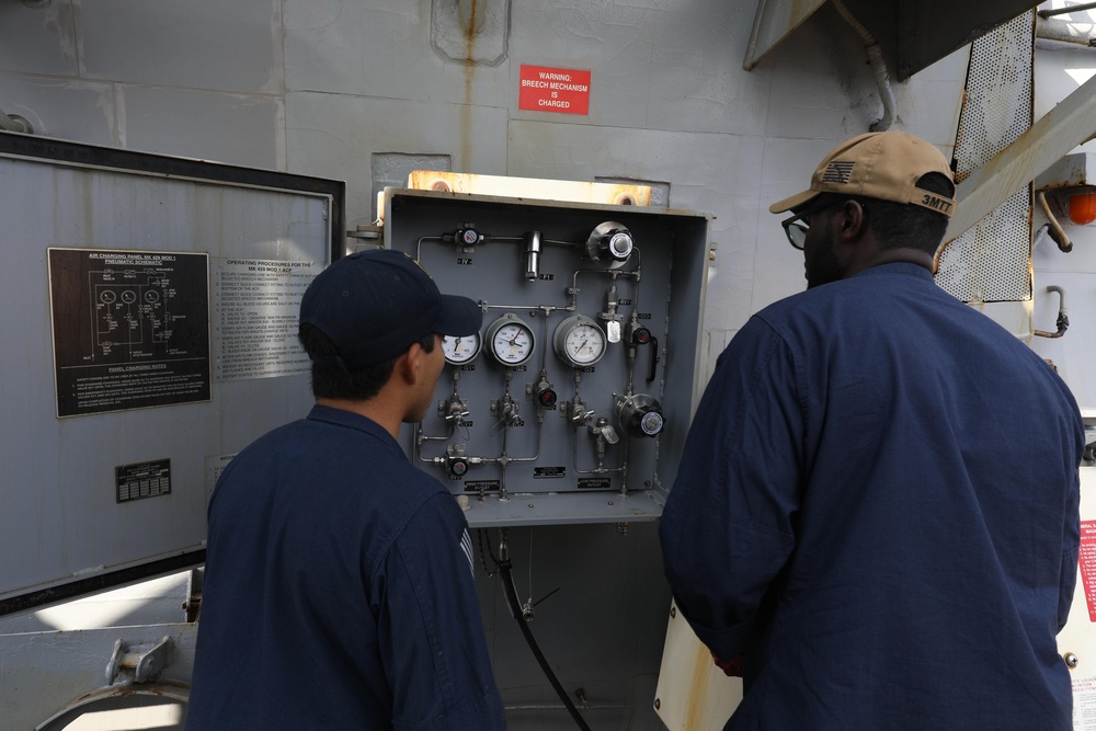 Ramage Sailors Perform Maintenance
