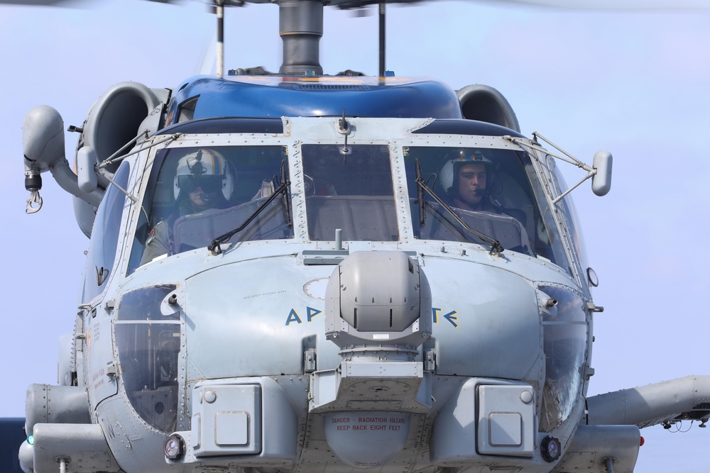 Flight Operations Onboard USS Ramage