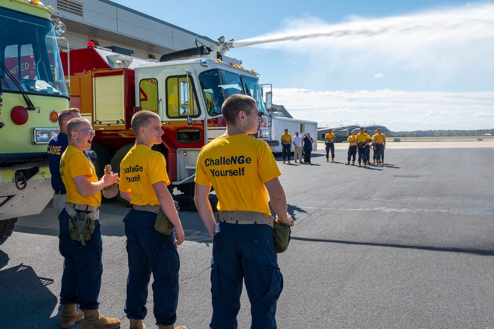 Mountaineer ChallNGe Academy - South visits 167th Airlift Wing