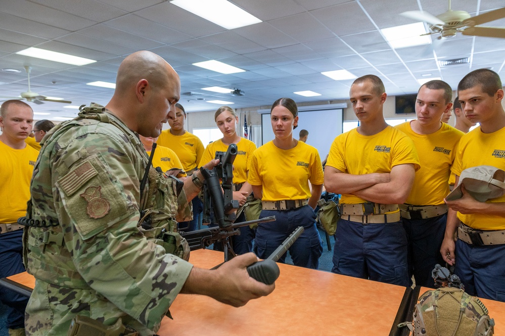 Mountaineer ChallNGe Academy - South visits 167th Airlift Wing