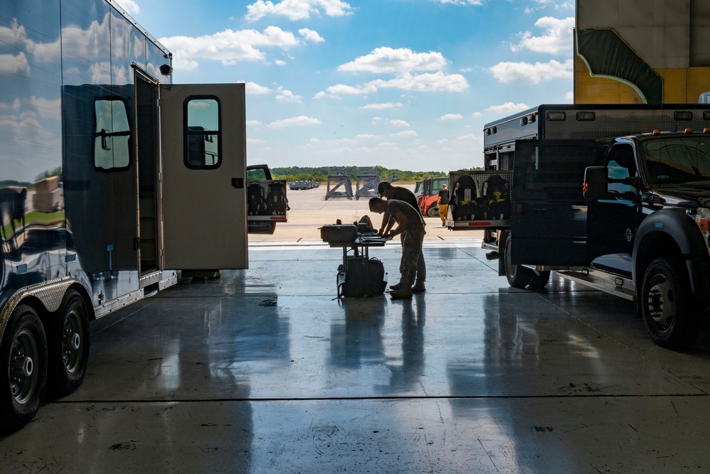 167th Air Transportation Function supports 32nd Civil Support Team’s readiness exercise