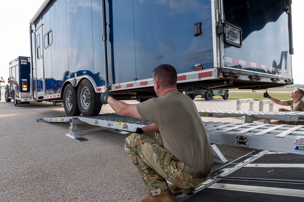 167th Air Transportation Function supports 32nd Civil Support Team’s readiness exercise