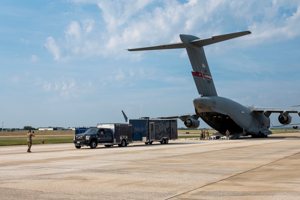 167th Air Transportation Function supports 32nd Civil Support Team’s readiness exercise