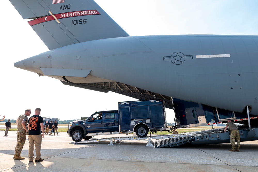 167th Air Transportation Function supports 32nd Civil Support Team’s readiness exercise