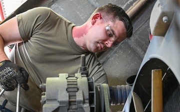 127th Logistics Readiness Squadron Performs Preventive Maintenance on Snow Removal Equipment