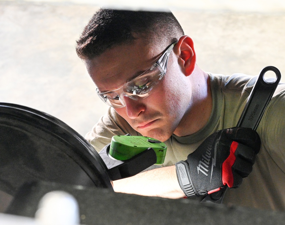 127th Logistics Readiness Squadron Performs Preventive Maintenance on Snow Removal Equipment