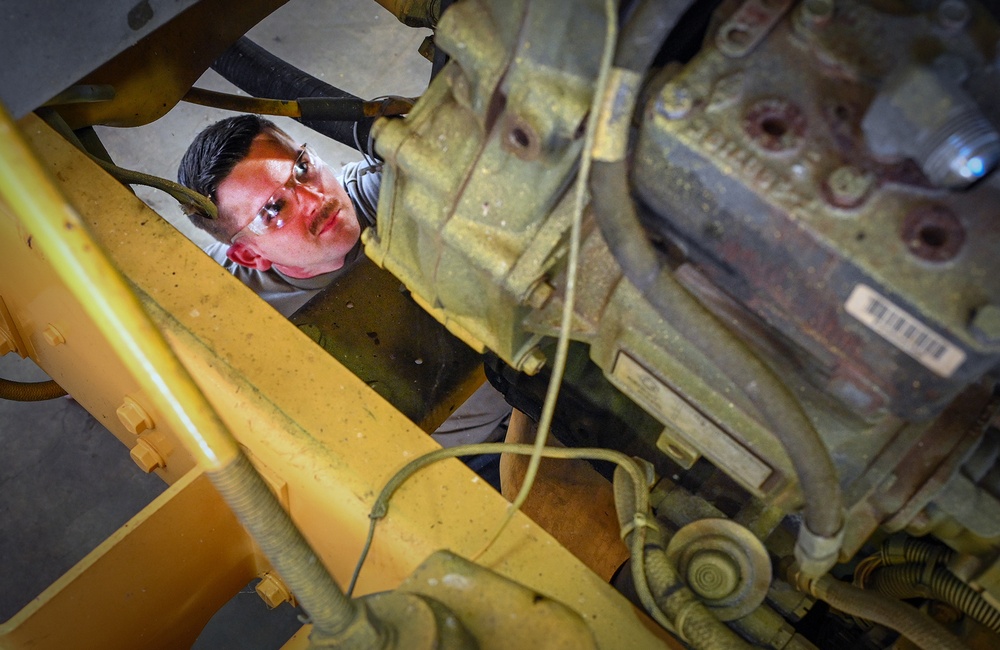 127th Logistics Readiness Squadron Performs Preventive Maintenance on Snow Removal Equipment
