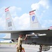 Air National Guard, competes in the F-15C Eagle weapons load competition during William Tell at the Air Dominance Center