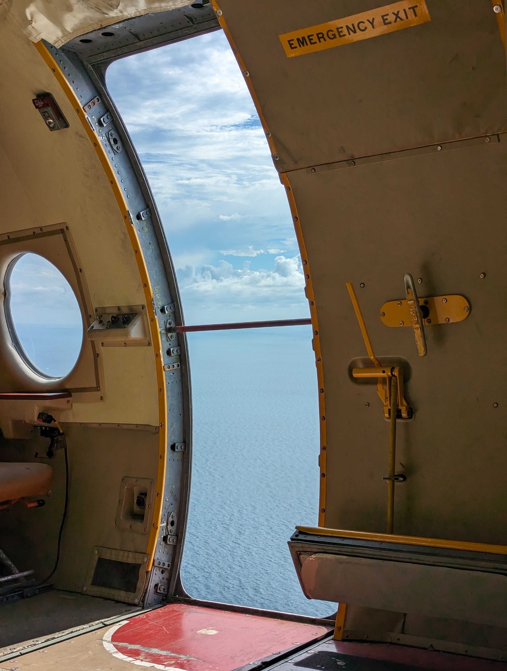 U.S. Naval Research Laboratory’s Scientific Development Squadron VXS-1 prepare to drop 18 SOFAR Spotter buoys ahead of Hurricane Idalia