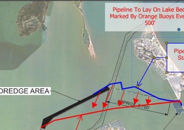 Sandusky Harbor Dredging Map 2023