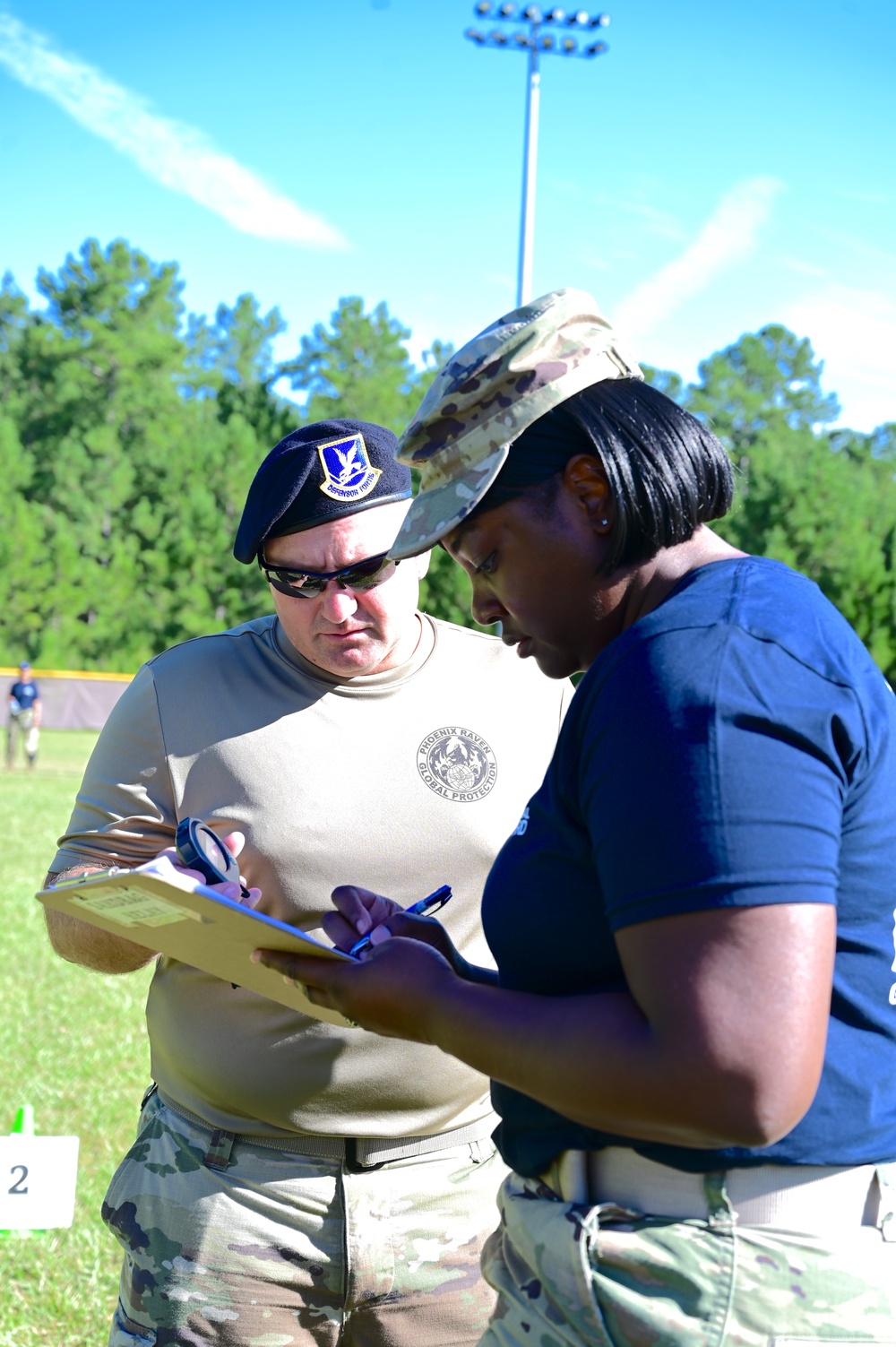 165th Airlift Wing Ambassadors volunteer at local JROTC competition